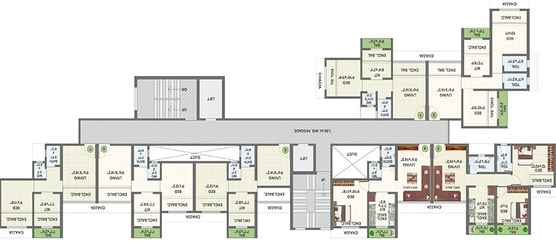 Floor Plan of Sneh Serene in Dombivli, Thane - Image 196549