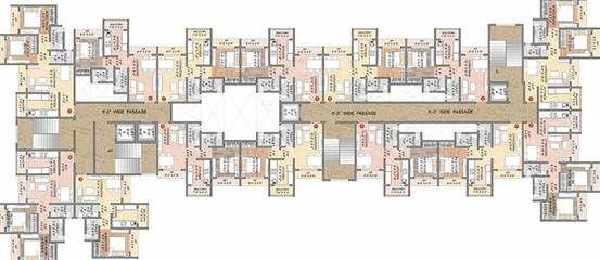 Floor Plan of Supreme The Livin in Kongaon, Thane - Image 196591
