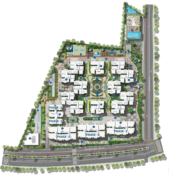 Master Plan of SBR One Residence in Whitefield, Bangalore - Image 196600