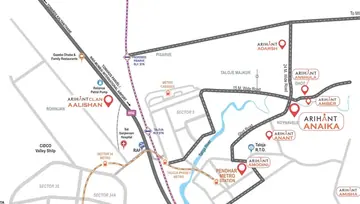 Location of Arihant Anaika 7 - Image 196623