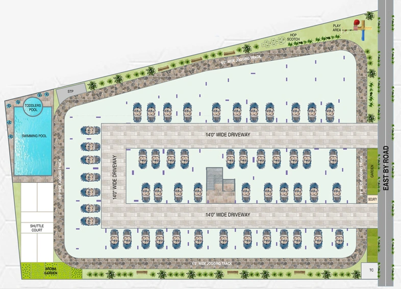 Master Plan of Sreenidhi E City in Electronic City, Bangalore - Image 196618