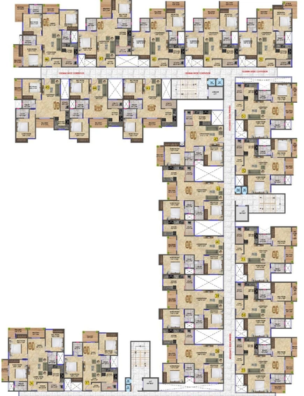 Floor Plan of DS MAX Sky Sisira in Yelahanka, Bangalore - Image 196641