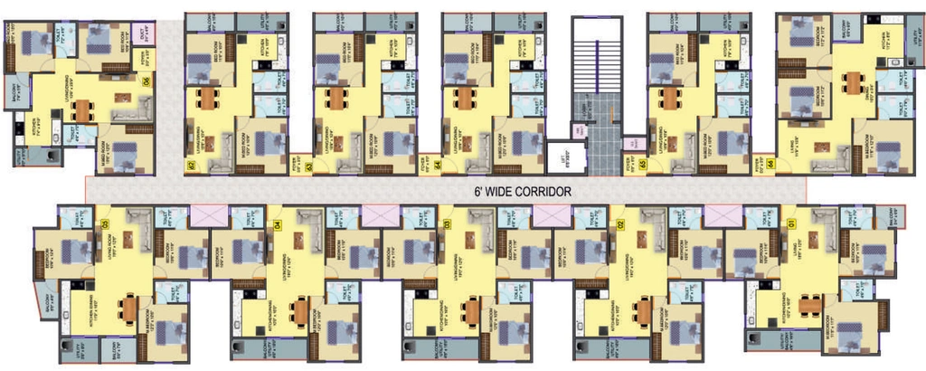 Floor Plan of DS MAX Sky Sanman in Anekal, Bangalore - Image 196655