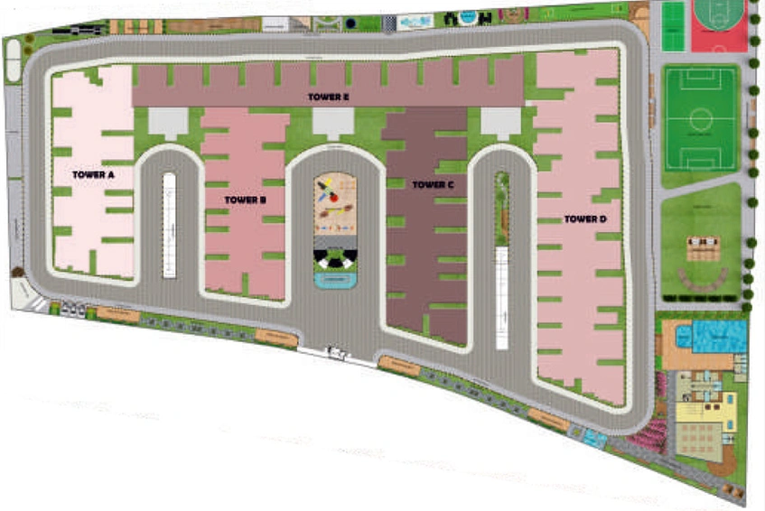Master Plan of DS MAX Sky Sanman in Anekal, Bangalore - Image 196656