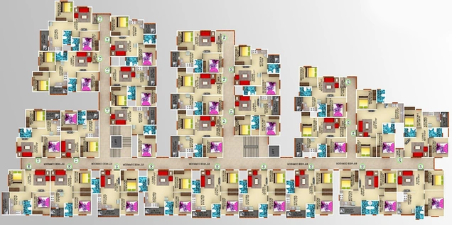 Floor Plan of DS Max Starry in Electronic City, Bangalore - Image 196703