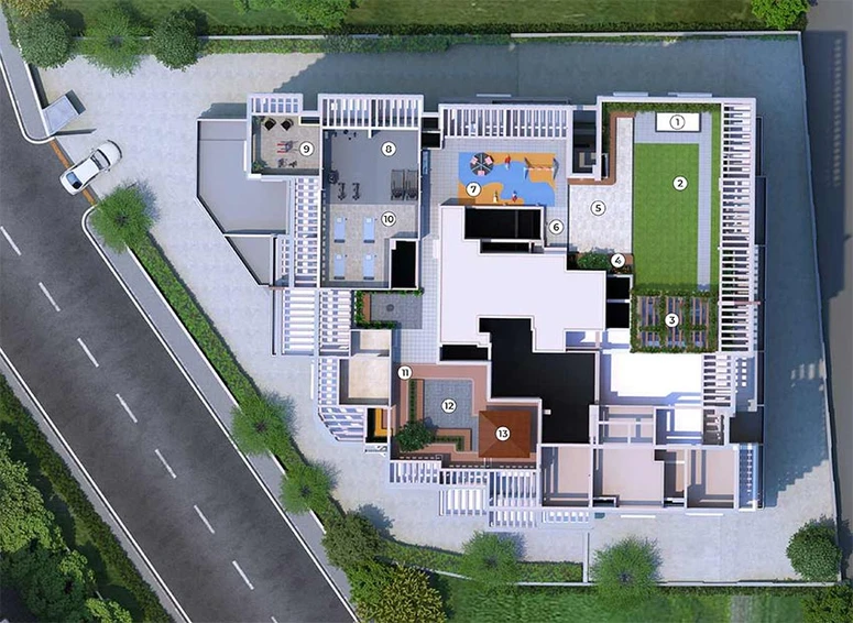 Master Plan of Venkatesh Pleasant Apartments in Deccan Gymkhana, Pune - Image 196802
