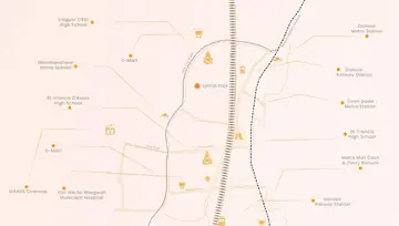 Location of H Rishabraj Saffron Peace - Image 196854