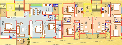 Floor Plan of Trisha Suvarnaban in Model Colony, Pune - Image 196881