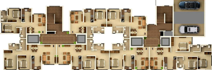 Floor Plan of Adityaraj Royale in Vikhroli East, Mumbai - Image 94376