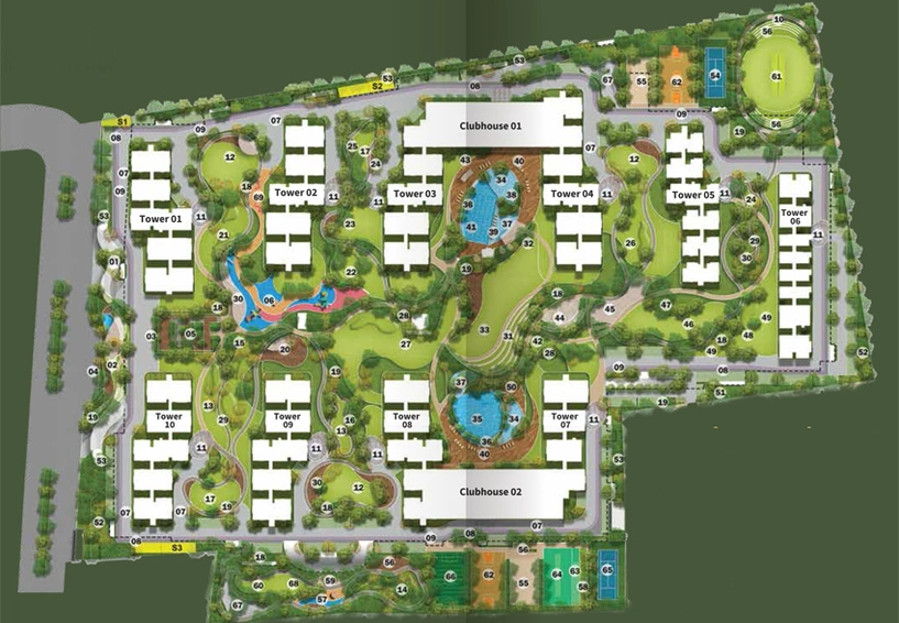 Master Plan of Kalyani Living Tree in Bagalur, Bangalore - Image 196981