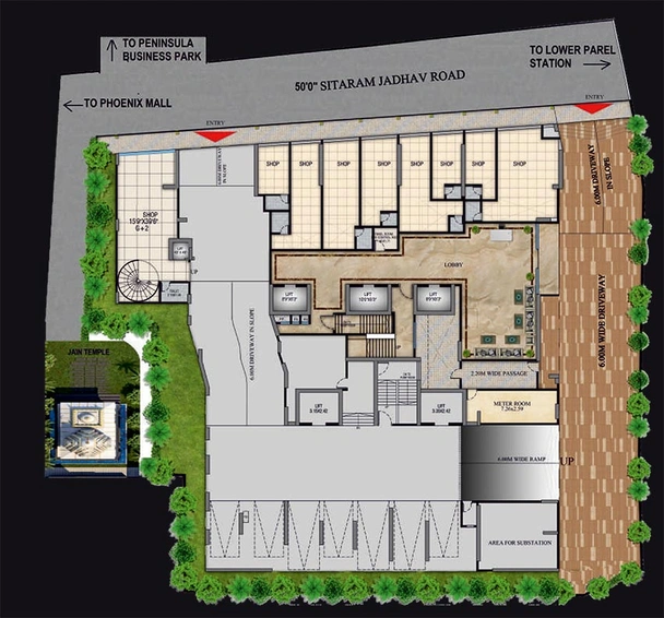 Master Plan of Sanghvi S3 Epitome in Lower Parel East, Mumbai - Image 197009