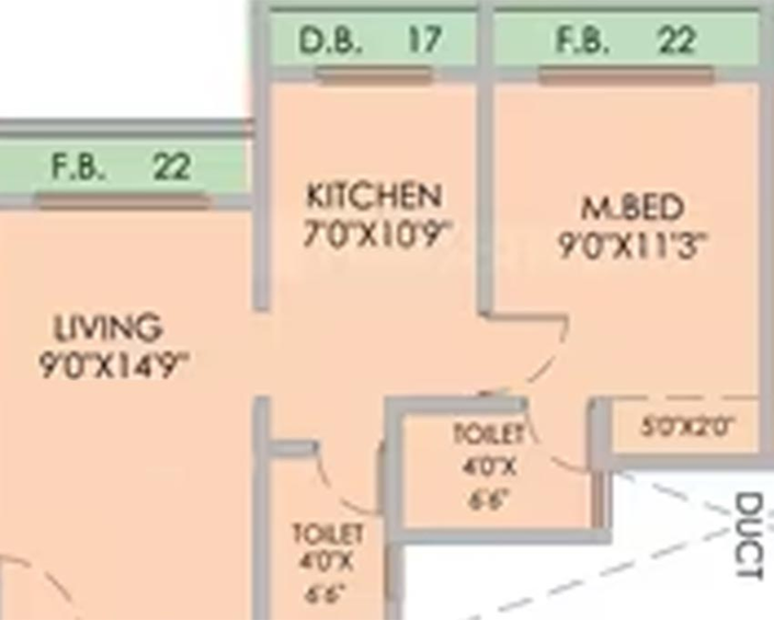 1 BHK Flat in YK Yashwant Avenue in Virar West, Palghar - Image 825083