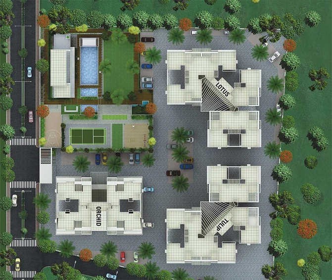 Master Plan of Gulmohar Parkview in Kharadi, Pune - Image 197348