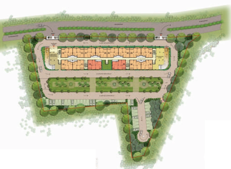 Master Plan of BSCPL Bollineni Nestor in Yelahanka, Bangalore - Image 197386