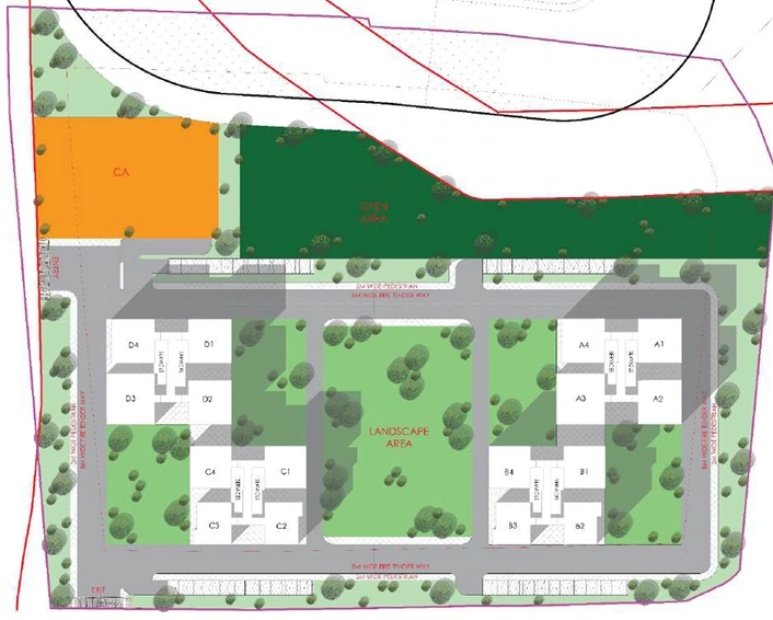 Master Plan of Amberstone Ventara Residences in Sarjapur Road, Bangalore - Image 197410