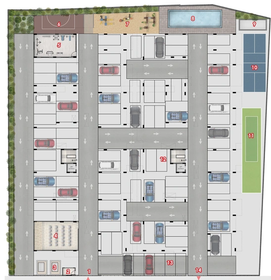 Master Plan of DK Krishna Residency in Kanakapura, Bangalore - Image 197489