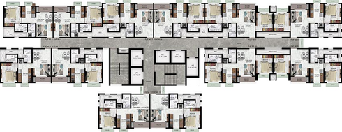 Floor Plan of SS Balaji Classica in Dombivli, Thane - Image 197508