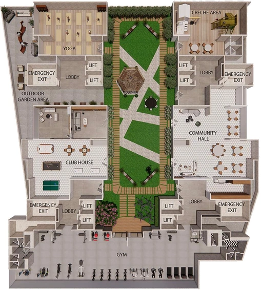 Master Plan of Raj Vega in Andheri East, Mumbai - Image 197553