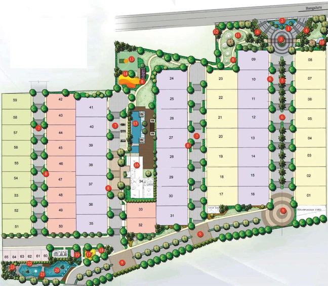 Master Plan of NCC Urban Misty Woods in Yelahanka, Bangalore - Image 197623
