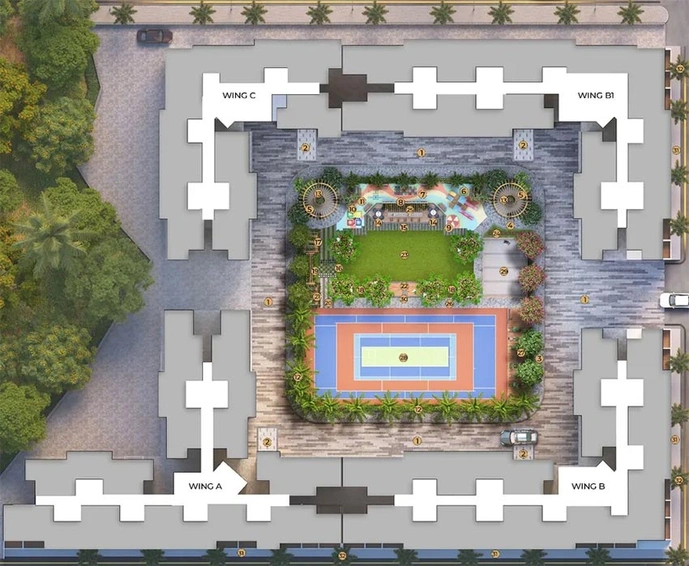Master Plan of Shree Super Homez in Virar West, Palghar - Image 197683