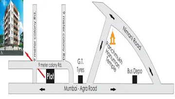 Location of Shree Krushna Heights - Image 117821