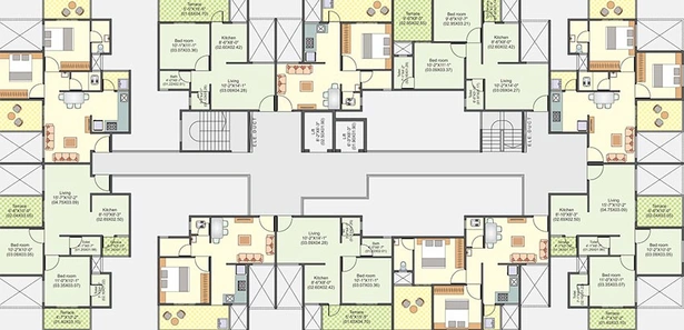 Floor Plan of Vision Indramegh in Punawale, Pune - Image 197785