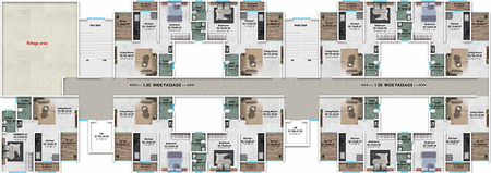 Floor Plan of Aishwaryam Abhimaan in Moshi, Pune - Image 197809