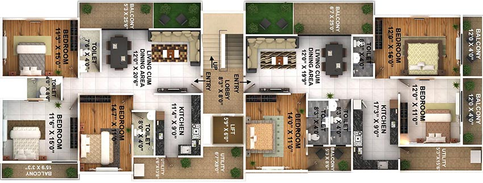 Floor Plan of Shubh Swapn Arcade in Manish Nagar, Nagpur - Image 197816