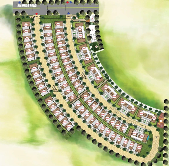 Master Plan of Notting Hill - Pride World City in Charholi, Pune - Image 113602