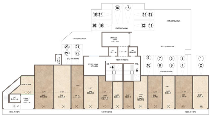 Master Plan of Salasar Elanza in Mira Road East, Thane - Image 197849