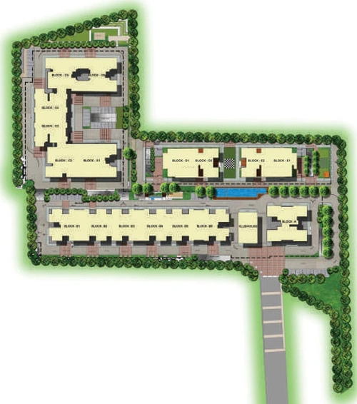 Master Plan of Ramky One North in Yelahanka, Bangalore - Image 197862