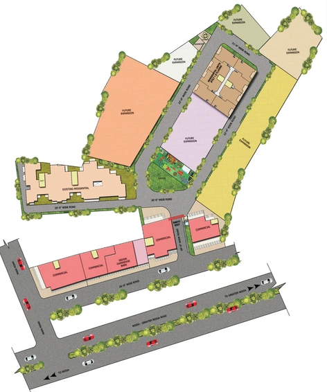 Master Plan of Vihaan Galaxy in Ecotech 3, Greater Noida - Image 197893