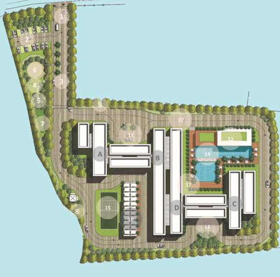 Master Plan of Oceanus Tranquil in Horamavu, Bangalore - Image 197903