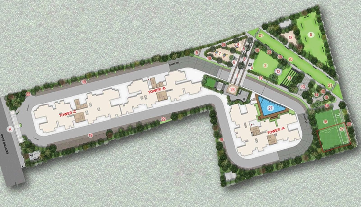 Master Plan of Shriram Codename Smash Hit in Yelahanka, Bangalore - Image 197933