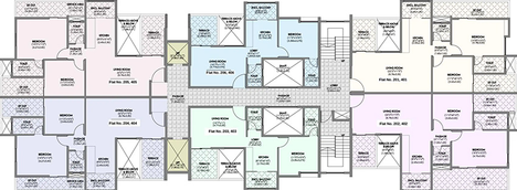 Floor Plan of Blue Pearl 18 Casita in Baner, Pune - Image 197980