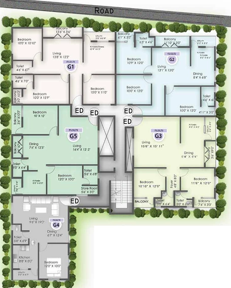 Master Plan of Sreereddy Renuga in Kammanahalli, Bangalore - Image 198003