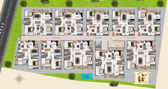 Master Plan of VRL Happy Homes in Sarjapur Road, Bangalore - Image 198119
