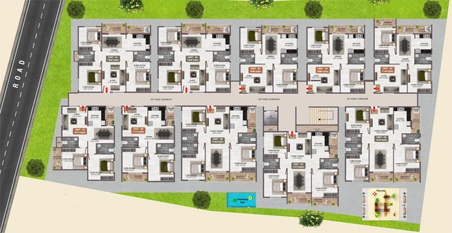 Master Plan of VRL Happy Homes in Sarjapur Road, Bangalore - Image 205193