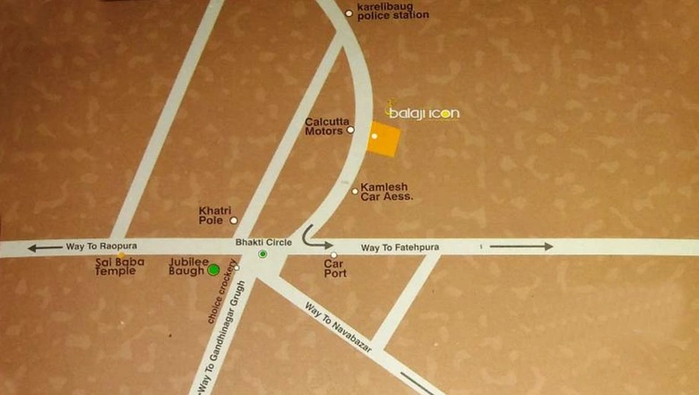 Location of AP Shree Balaji Icon in Vishwas Colony, Vadodara - Image 198180