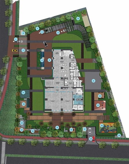 Master Plan of My Home 99 in Kokapet, Hyderabad - Image 198195