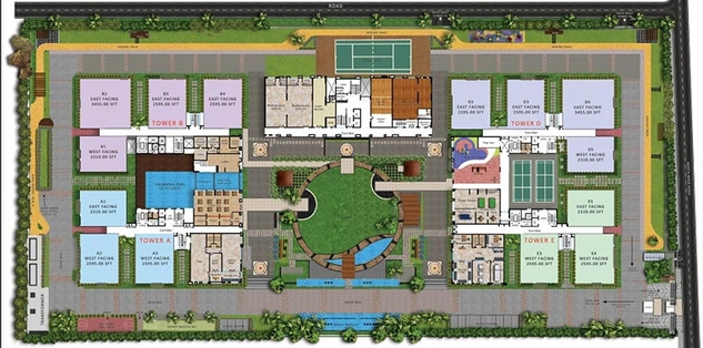 Master Plan of My Home Abhra in Madhapur, Hyderabad - Image 198217