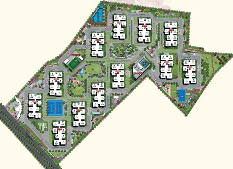 Master Plan of My Home Akrida in Gopanpally, Hyderabad - Image 198241