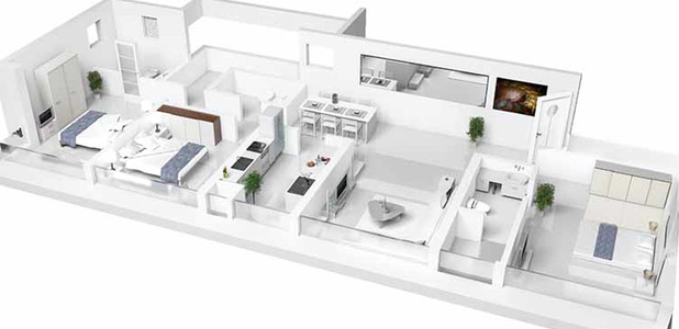 3 BHK Flat in Godrej Platinum Wing B4 in Vikhroli East, Mumbai - Image 825450
