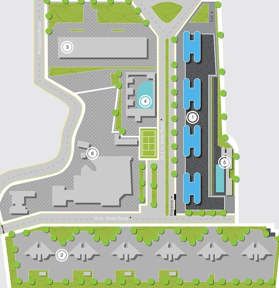 Master Plan of Godrej Platinum Wing B4 in Vikhroli East, Mumbai - Image 198391