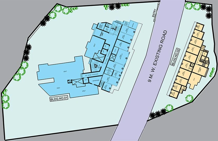 Master Plan of Sunshine Residency in Vasai East, Palghar - Image 198448