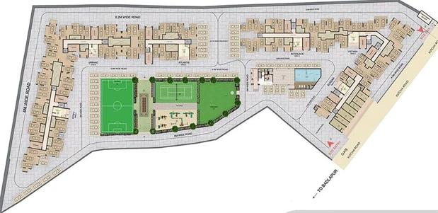 Master Plan of Thanekar Civic in Badlapur East, Thane - Image 198474