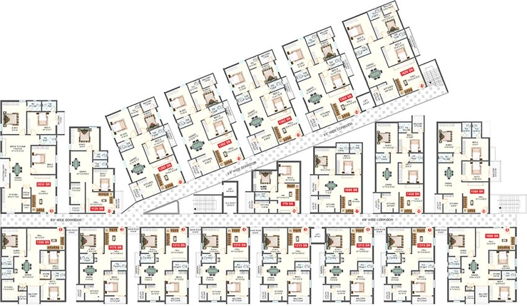 Floor Plan of NC Vihanga in Patancheru, Hyderabad - Image 198526