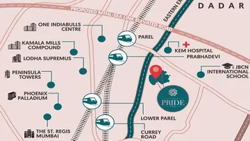 Location of GBD Evana Heights in Parel - Image 198532