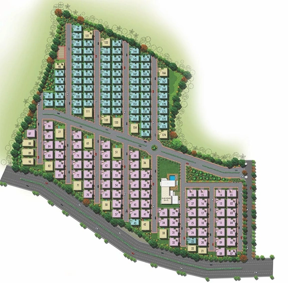 Master Plan of Preston Anvitas Amari in Kollur, Hyderabad - Image 198612