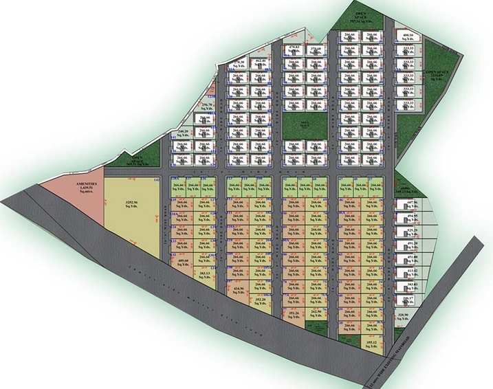 Master Plan of NK Leasing Suburban Villas in Shankarpally, Hyderabad - Image 198654